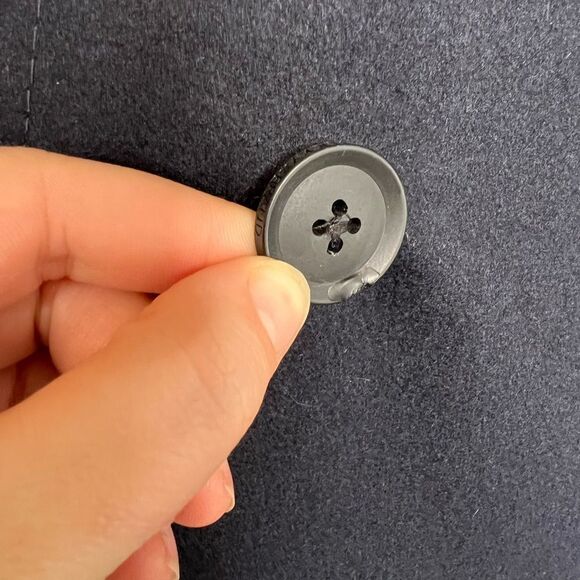 Sz S Lucky Brand Navy Blue Double Breasted Peacoat $200 MSRP - Picture 10 of 11